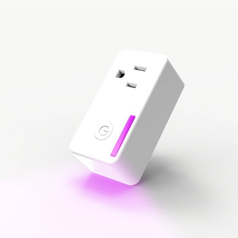 Smart Plug, 10A WiFi 2.4GHz APP Remote Control Timing Smart Socket Works with Alexa & Google Home, AC 110-250V