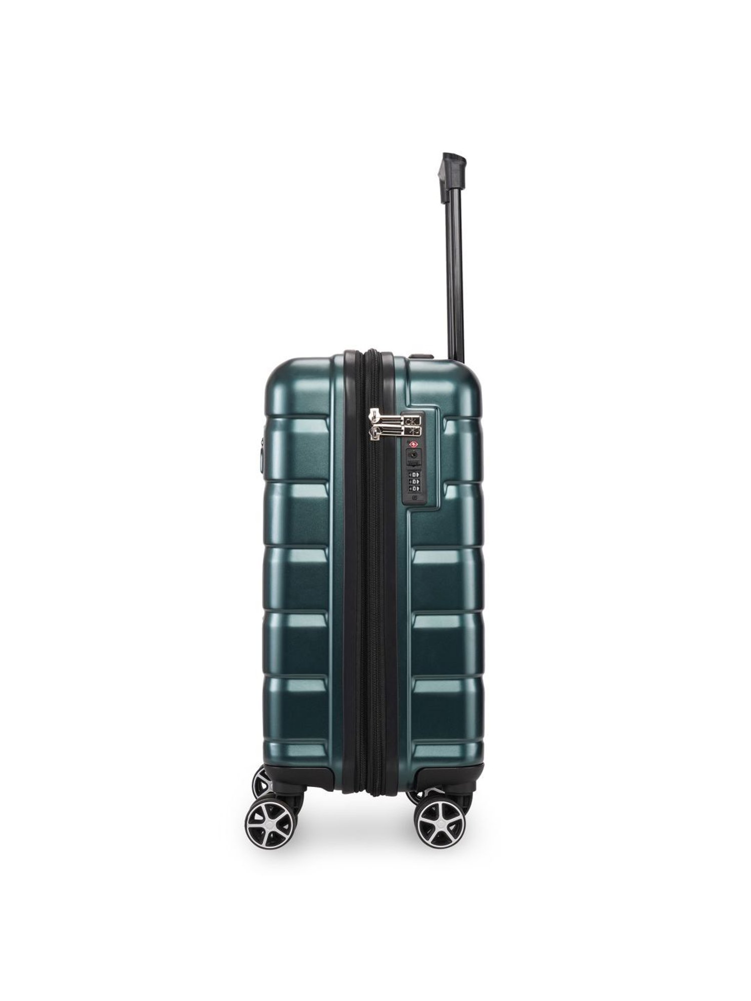 Calvin Klein Ridge-Line Pearlized Sage Textured Hard Cabin Trolley Bag - 54 cm