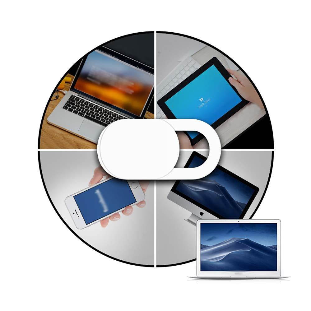 Webcam Cover, Web Camera Cover fits Laptop, Desktop, PC, MacBook Pro, iMac, Mac Mini, Computer, Smart Phone, Protecting Your Privacy Security(3 Packs) (White)