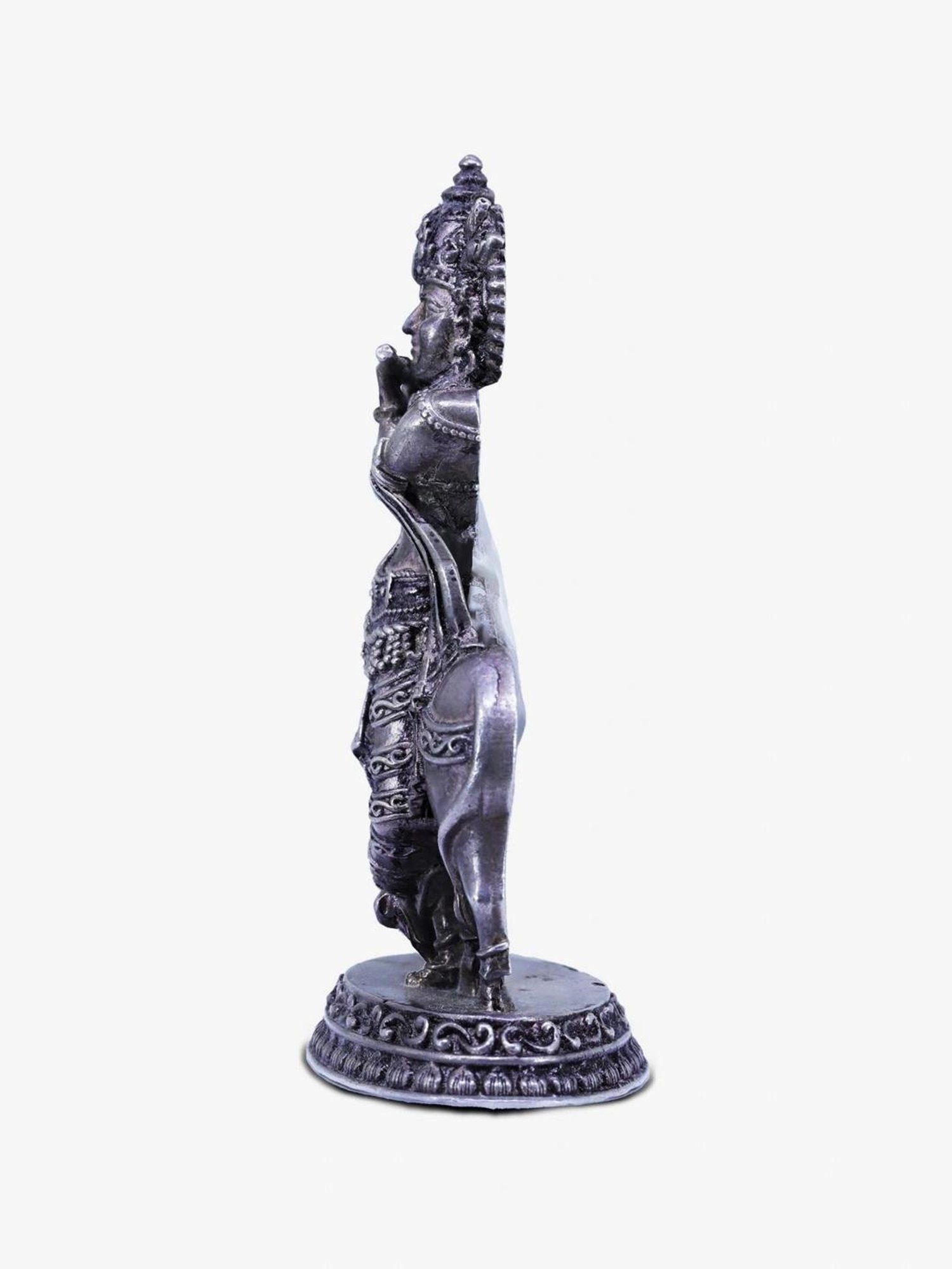 Sri Jagdamba Pearls 0.8 Silver Vishnu Idol