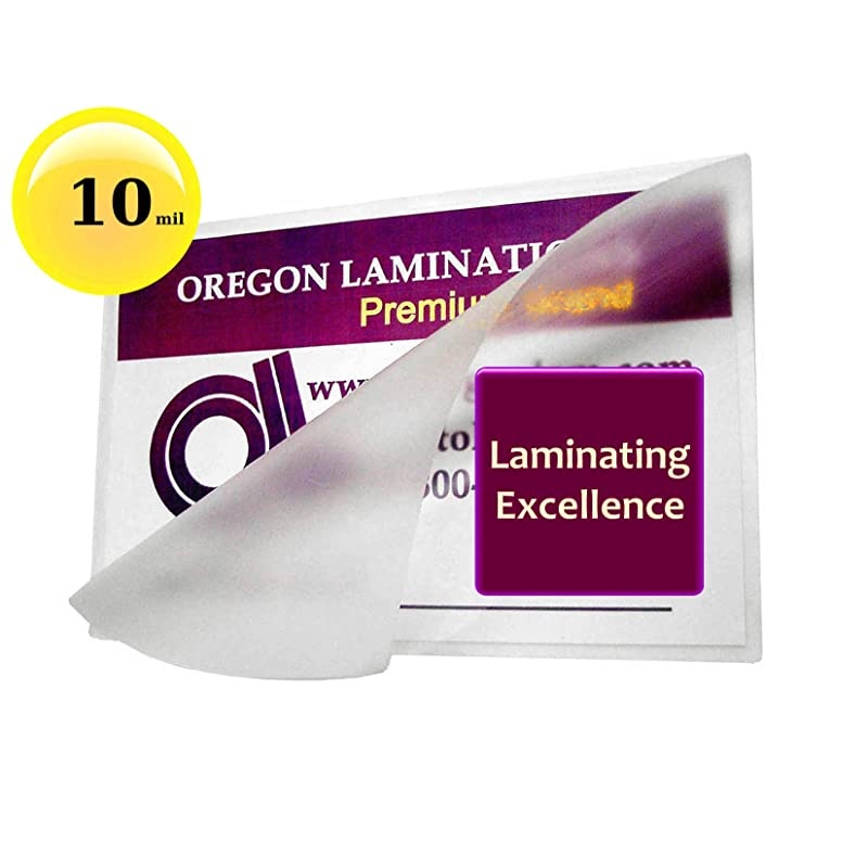Laminating Pouches 10 Mil (Pk of 50) 9 x 11-1/2-inch Letter Size Clear Glossy