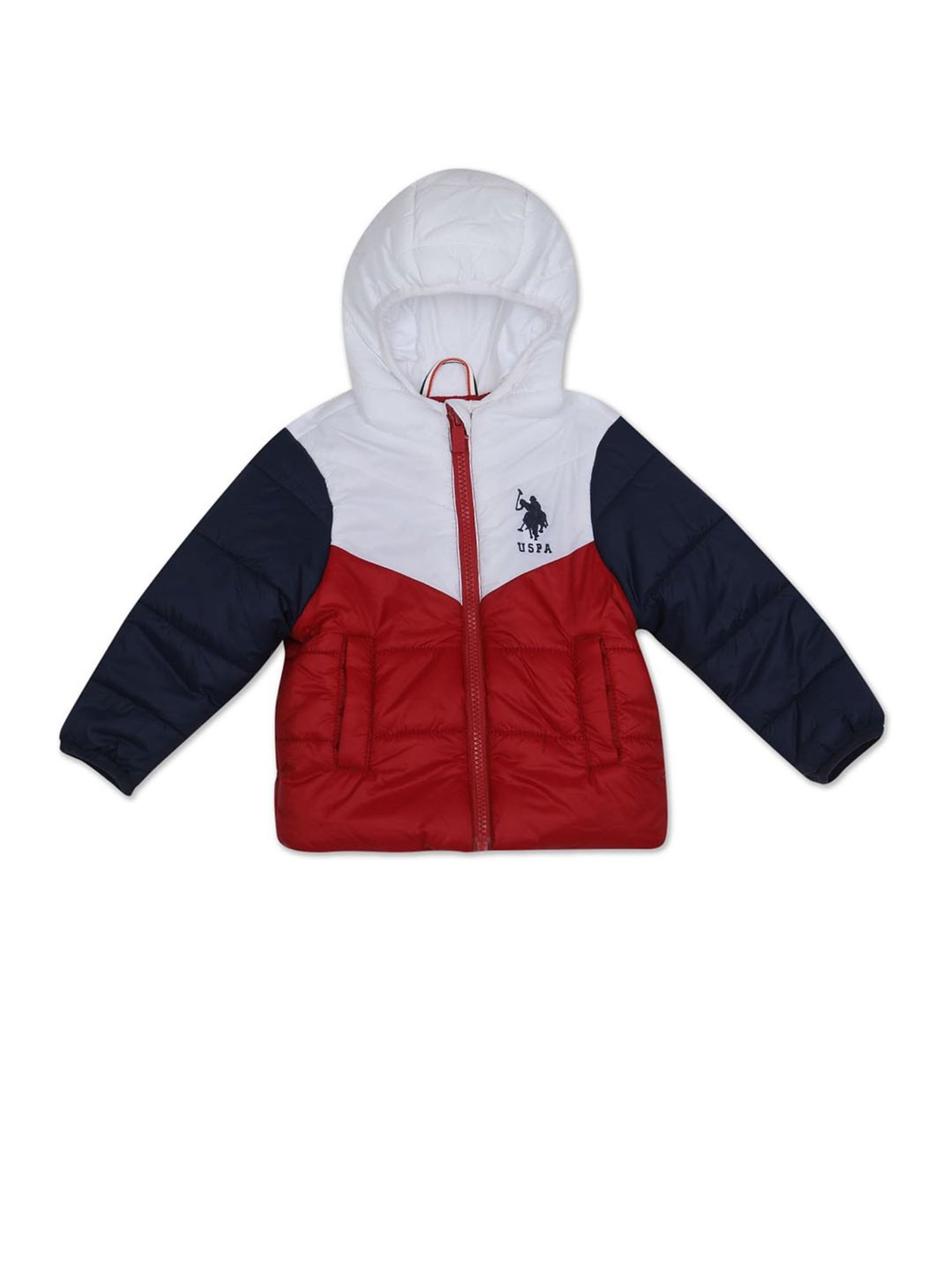 Kate & Oscar Kids White Regular Fit Full Sleeves Jacket