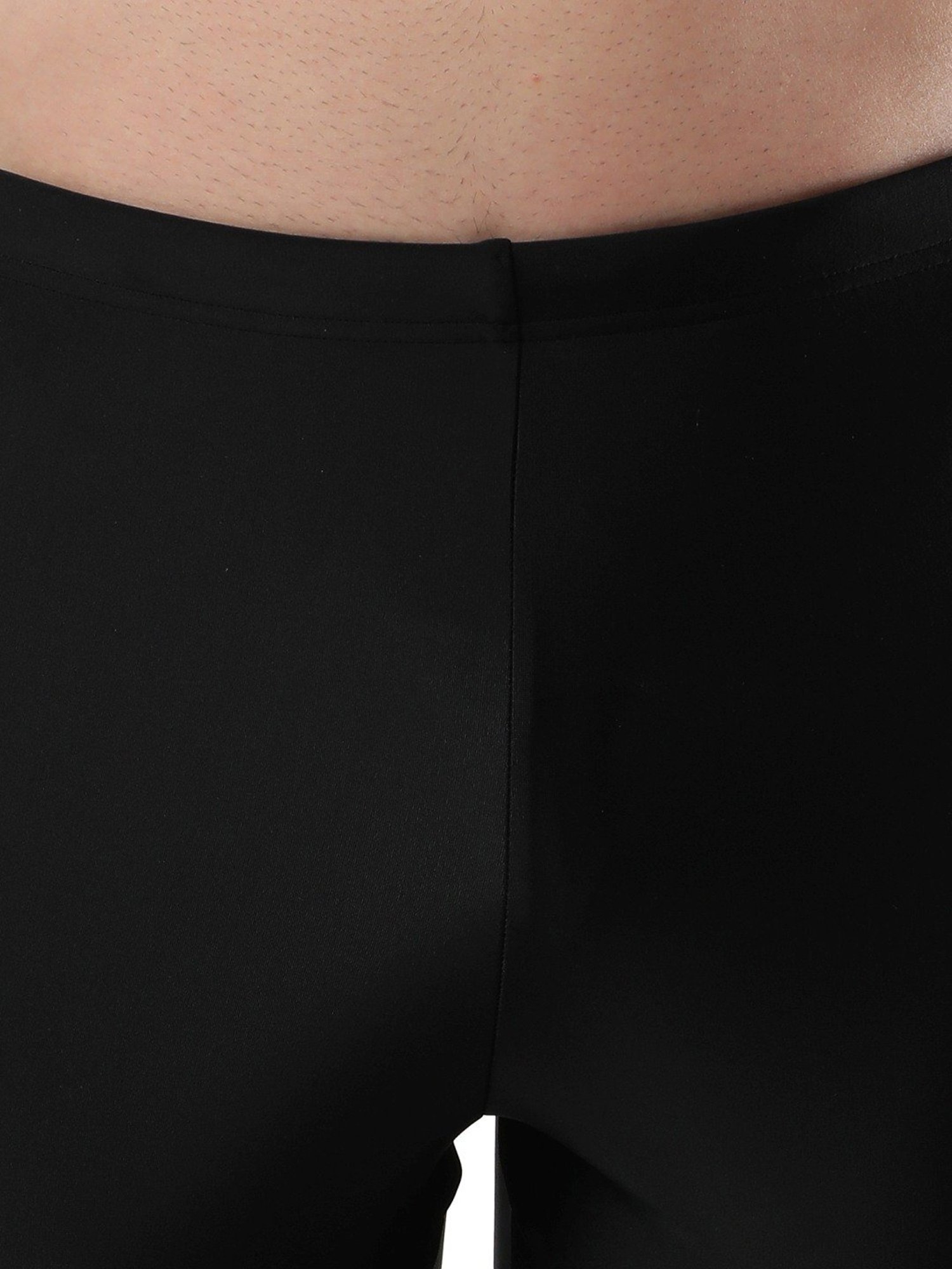 Speedo Black Regular Fit Printed Sports Shorts