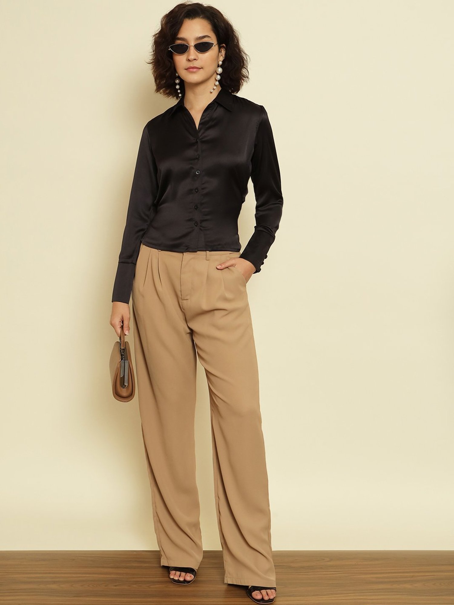 Trend Arrest Black Full Sleeves Shirt