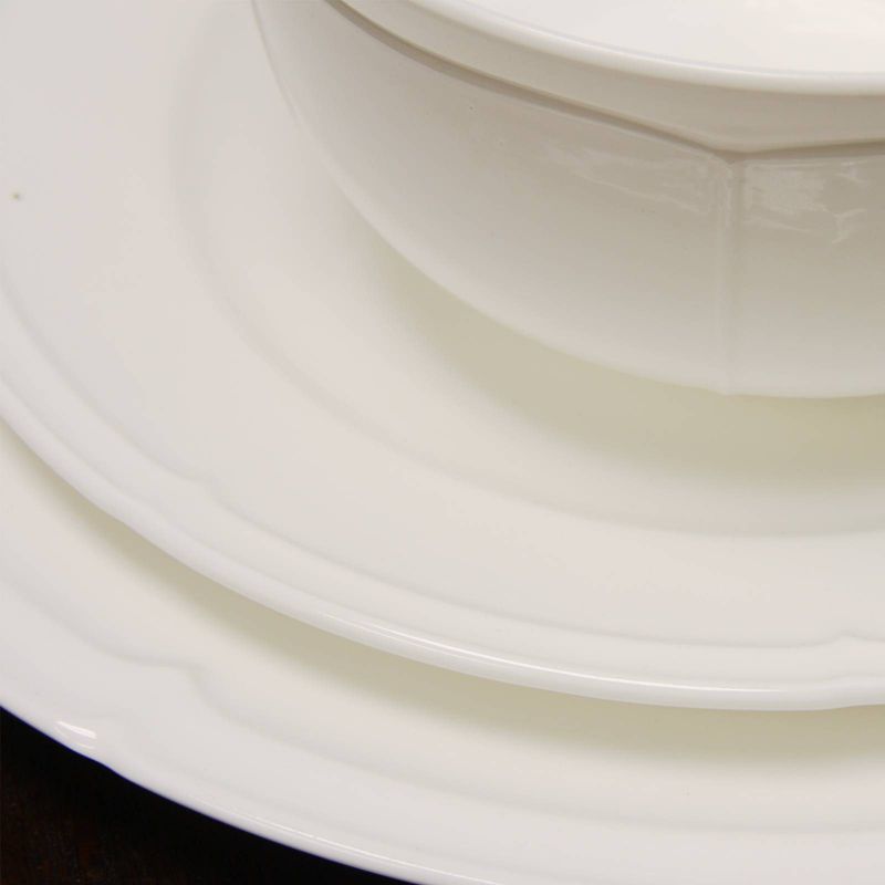 Gibson Home 37pc Stoneware Paton Dinnerware Set