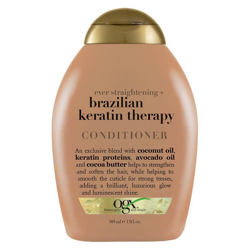 OGX Ever Straightening + Brazillian Keratin Therapy Conditioner - 13 fl oz