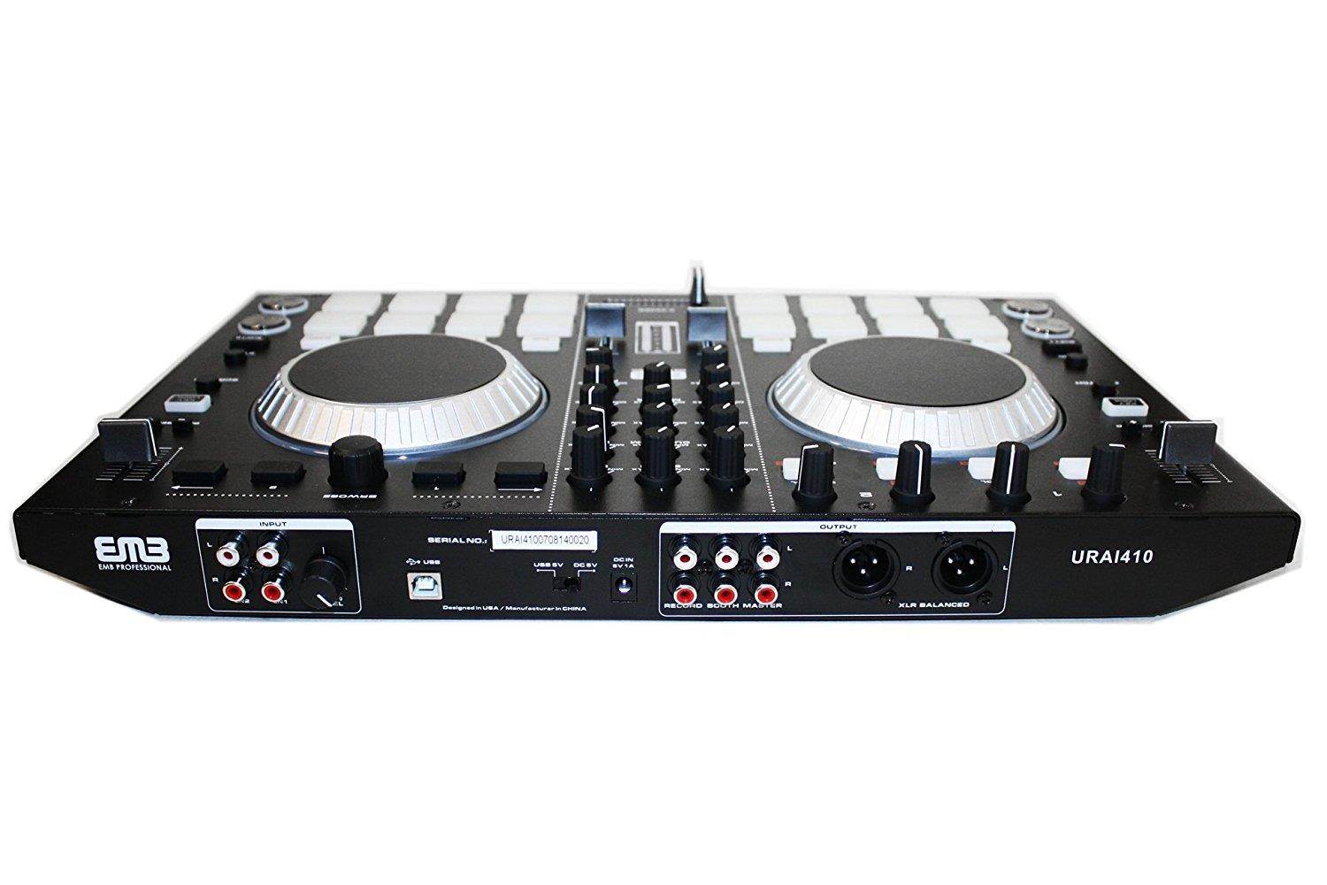 EMB URAI410 Professional Controller 2 Channels Ready DJ MIXER