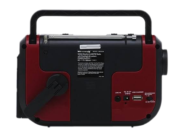 DPI WR383R Weatherx Am/Fm Led Flashlight Weatheband Led Lantern/Siren