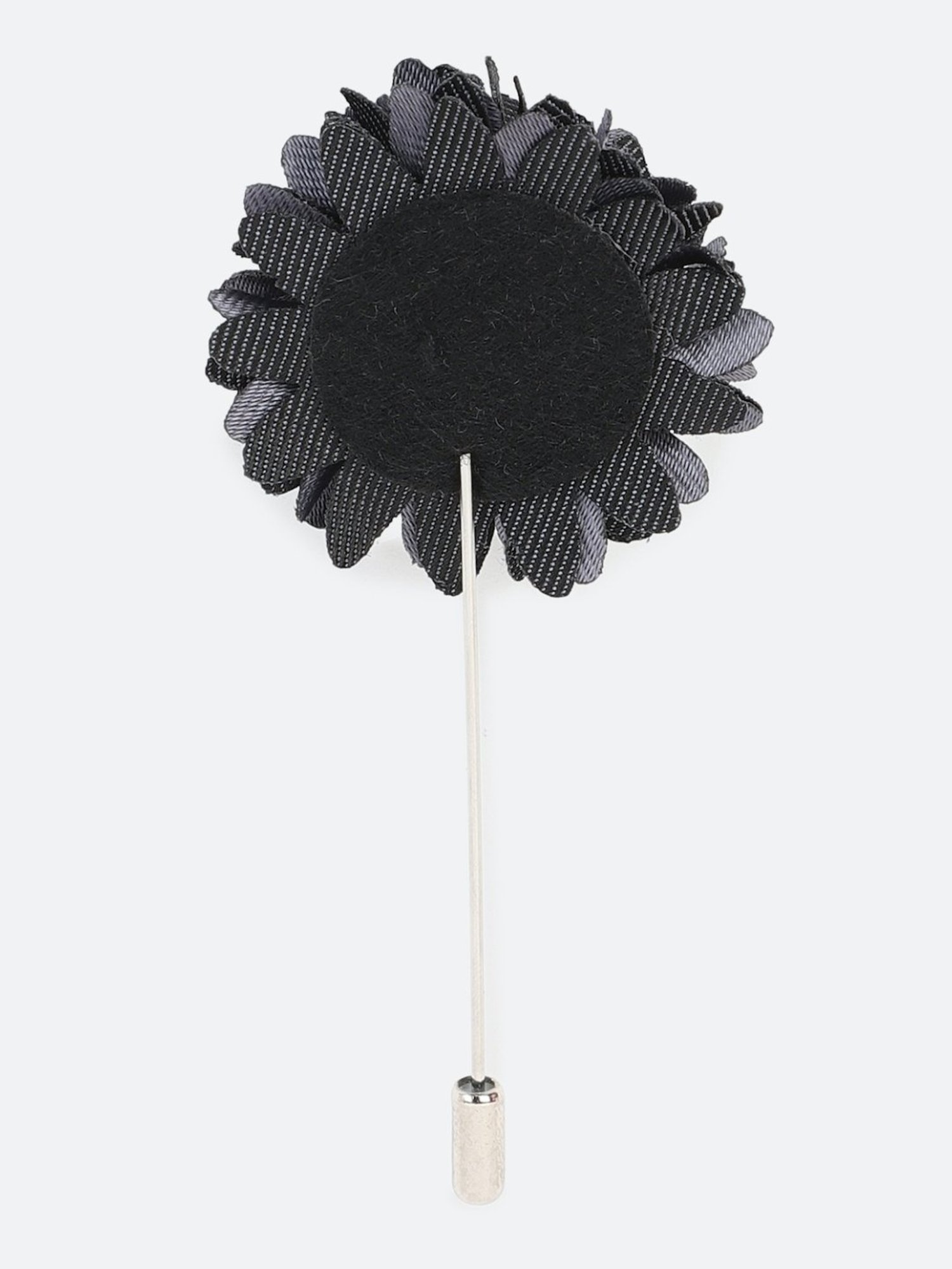 Van Heusen Black Solid Lapel Pin