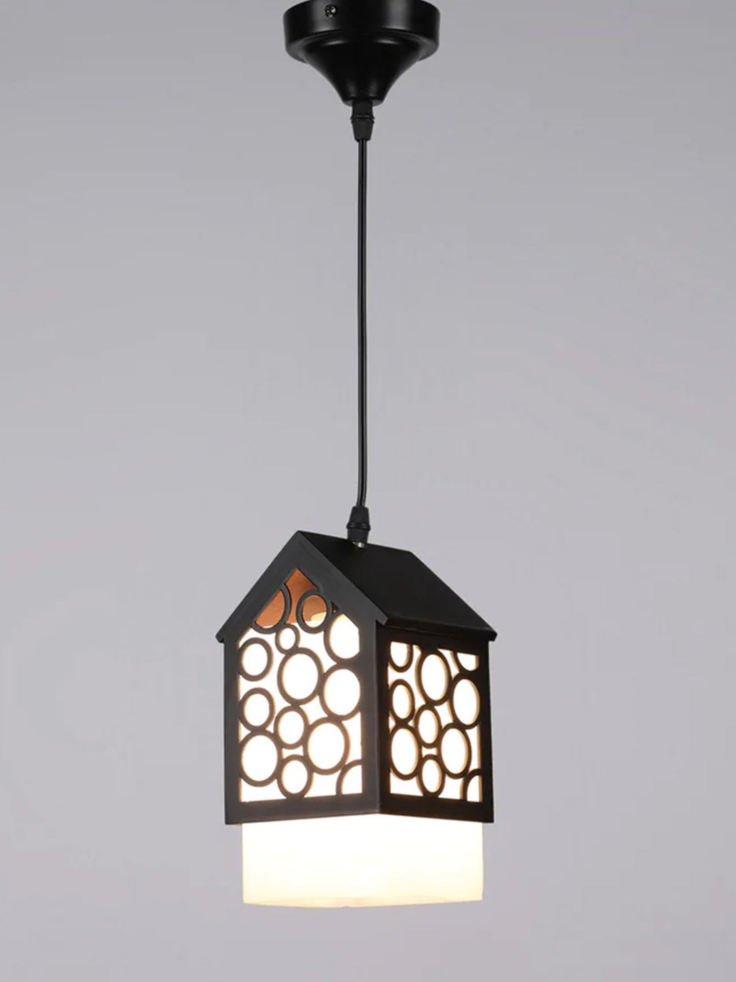 DecorativeRay Black Hanging Light - Set of 1