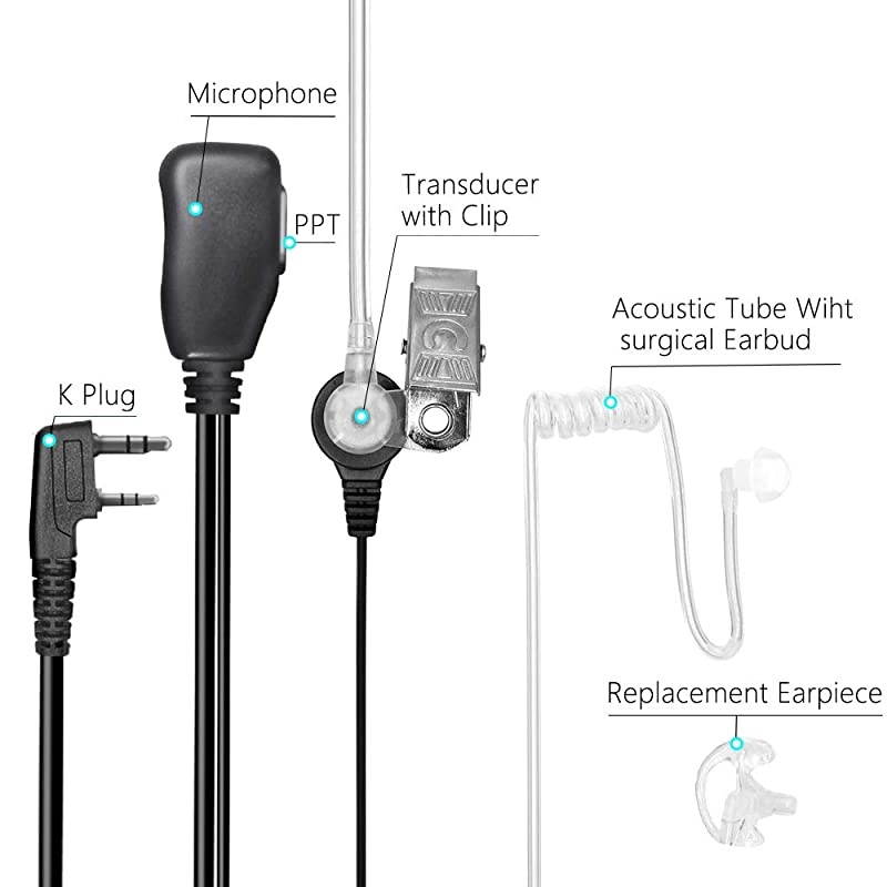 BC646 4Pin Microphone Replacement for CB Radios Comfortable Ergonomic Pistol Grip Design Rugged Construction Clear Quality Sound Built for The Professional Driver