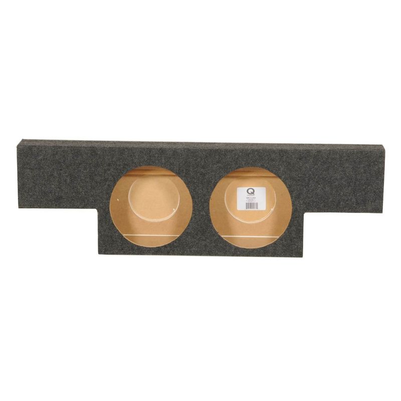 QPower GMC Chevy 2004 - 2006 Non HD Crew Cab Behind Seat Dual 12" Subwoofer Box