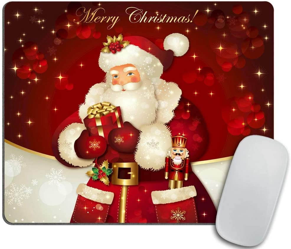 Gaming Mouse Pad Custom,Merry Christmas Dreamlike The Santa Mouse pad