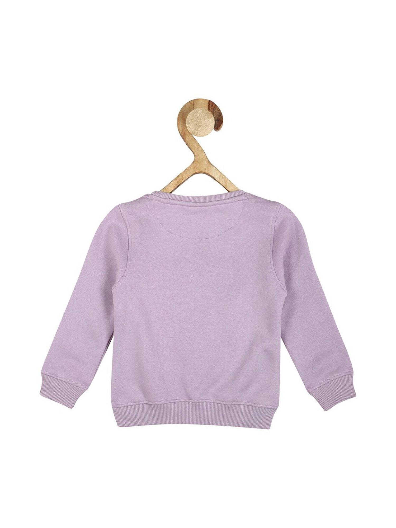 Allen Solly Junior Light Purple Embellished Sweatshirt