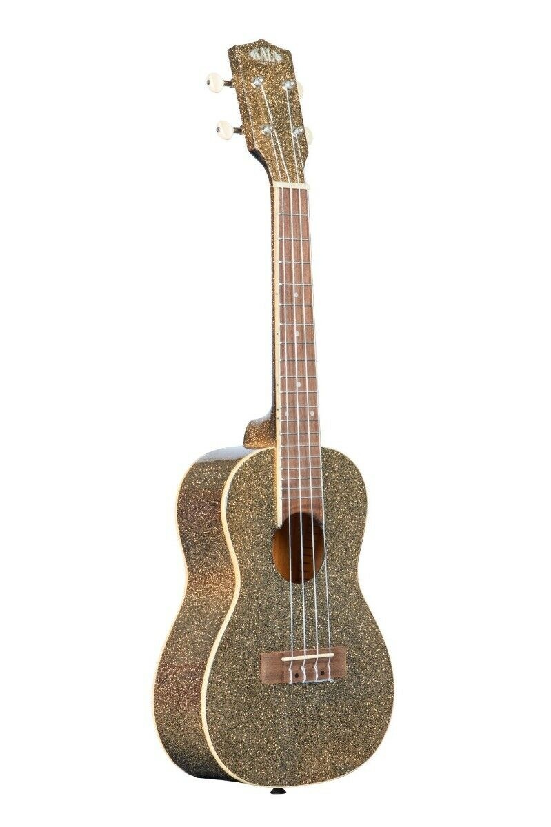 Kala KA-SPRK-GOLD Concert Ukulele in Gloss Sparkle Gold