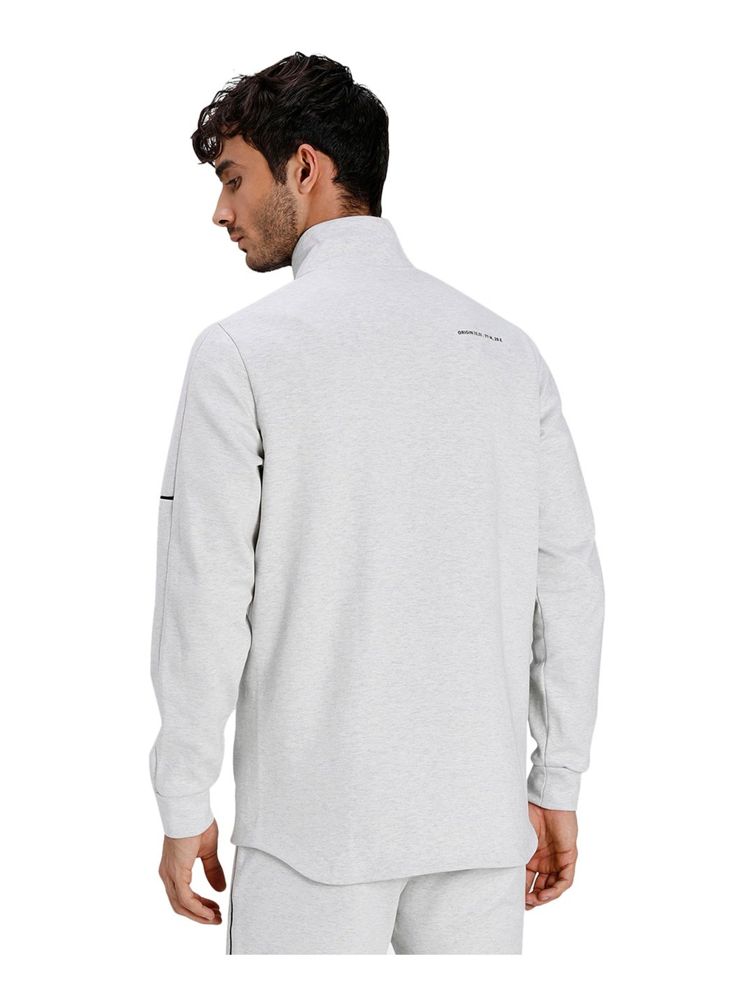 Puma White Full Sleeves Jacket