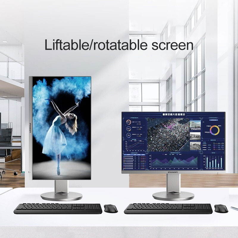 IPASON - All In One PC - A3 Pro - 23.8" - INTEL J4125 - 12GB DDR4 - 256GB SSD - WiFi - Bluetooth- Spin - Windows 10 Home - All-in-One