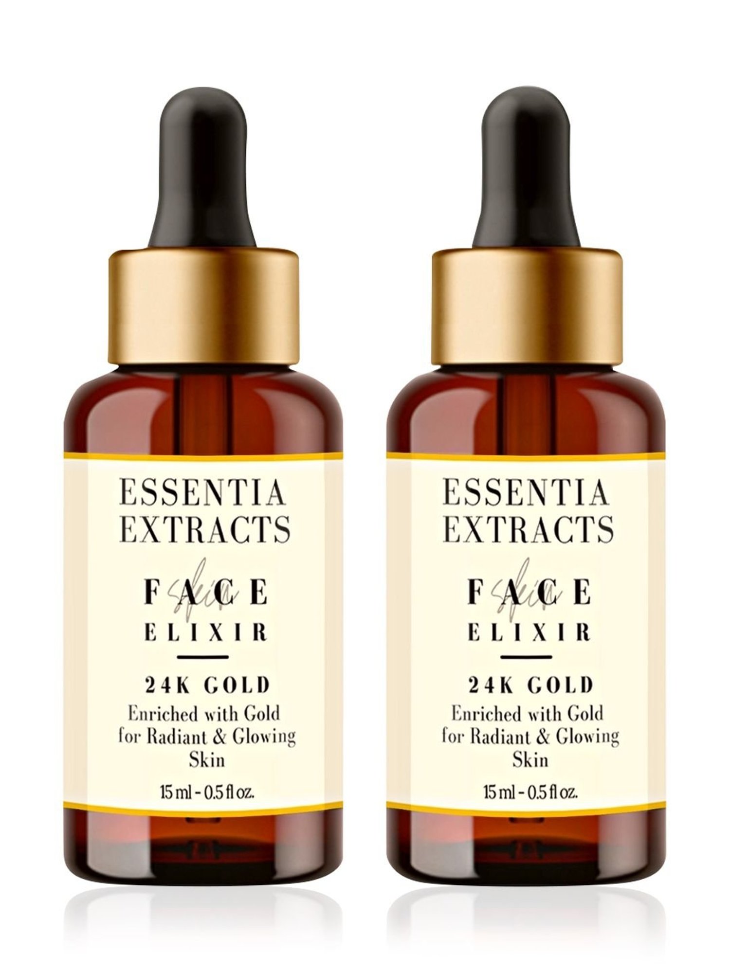 Essentia Extracts 24K Gold Face Serum (Pack of 2) - 30 ml