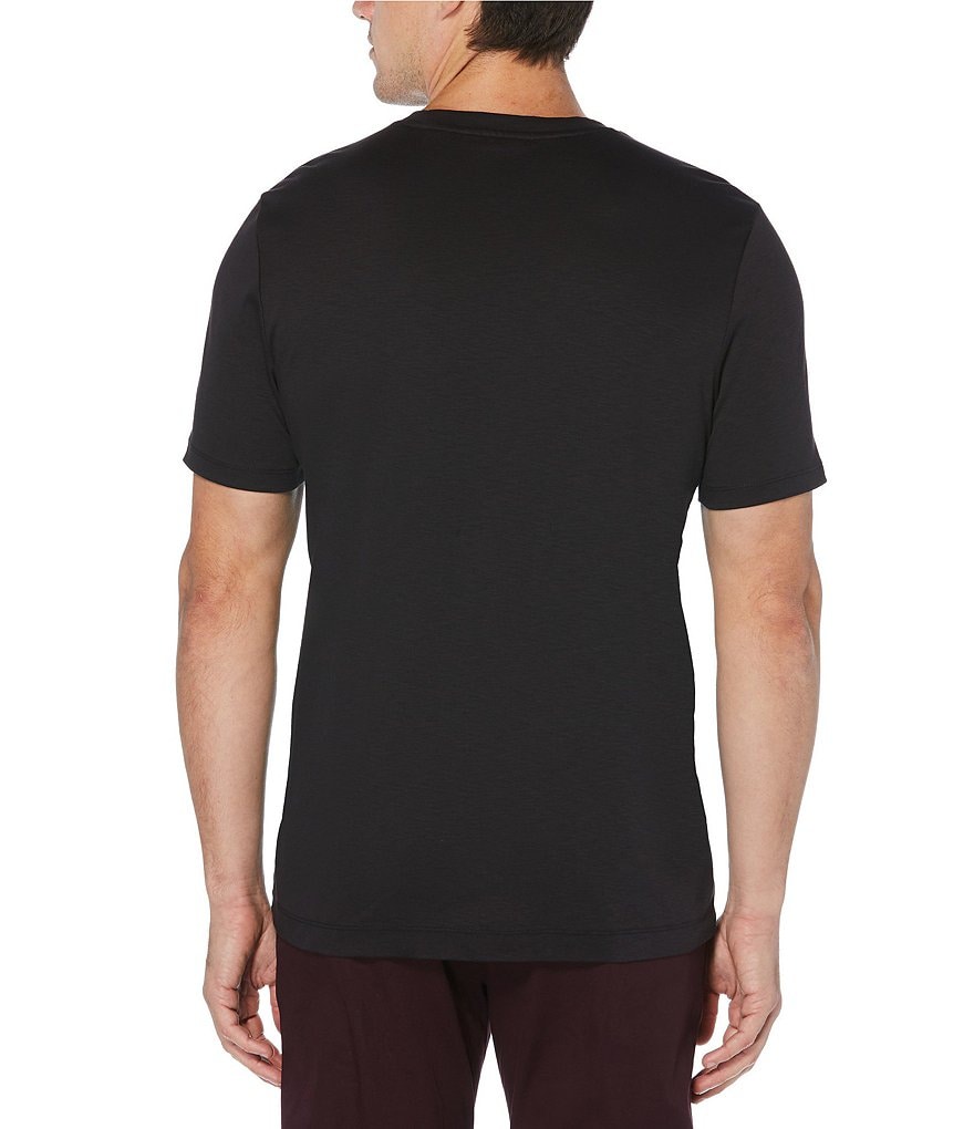 Perry Ellis Solid Slub Short-Sleeve Tee
