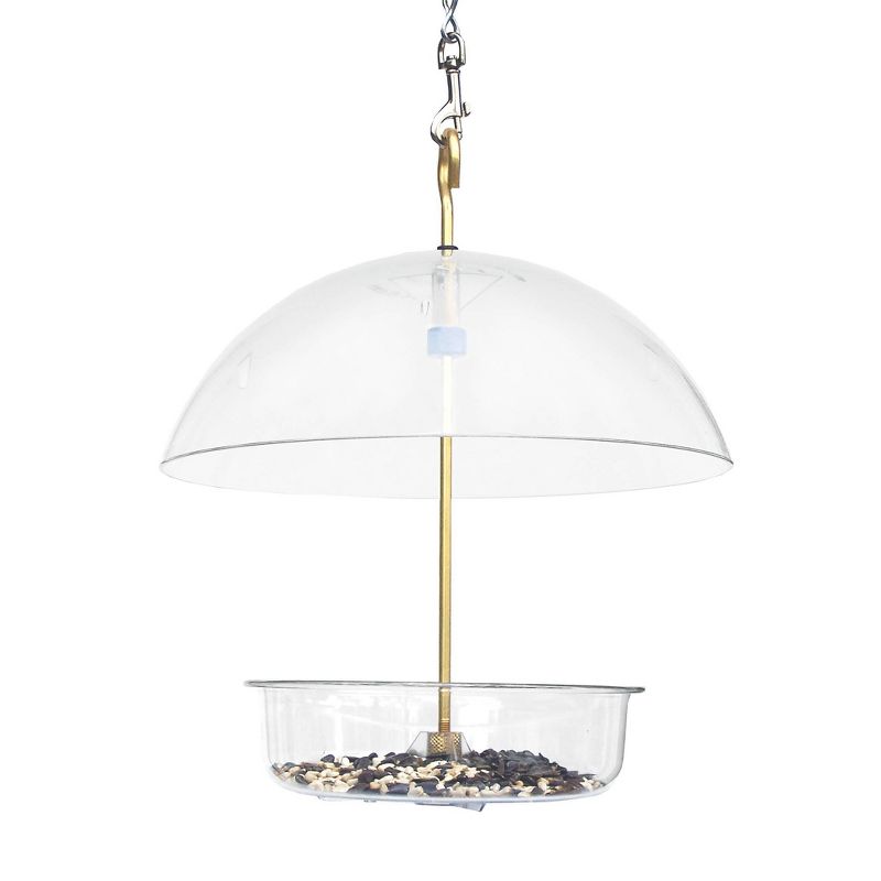 Droll Yankees Seed Saver Bird Feeder - Clear