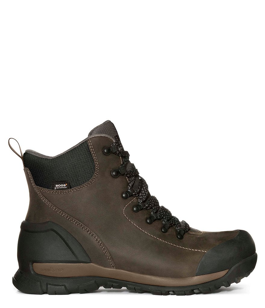 BOGS Men's Foundation Leather Waterproof Composite Toe Work Boot
