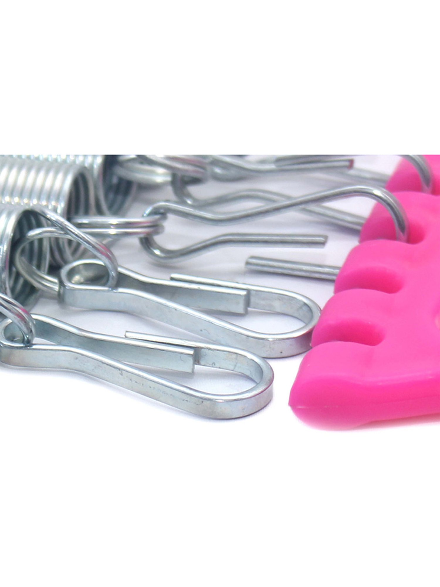 JJ Jonex Professional Gym Exercise Chest Pull Expander Fitness Puller 4 Spring (Pink)