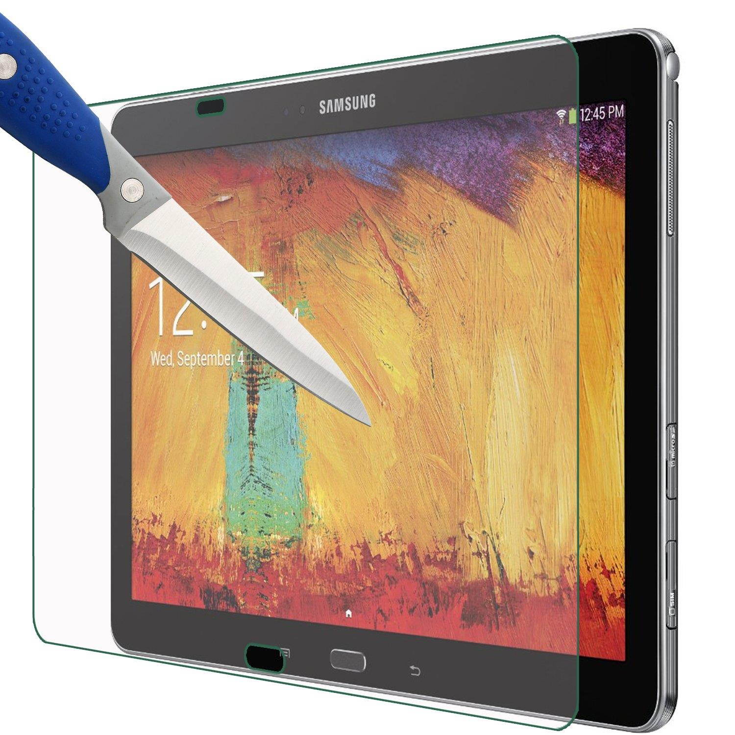 [2-Pack]-Mr Shield for Samsung Galaxy Note 10.1 2014 Edition [Tempered Glass] Screen Protector [0.3mm Ultra Thin 9H Hardness 2.5D Round Edge] with Lifetime Replacement Warranty