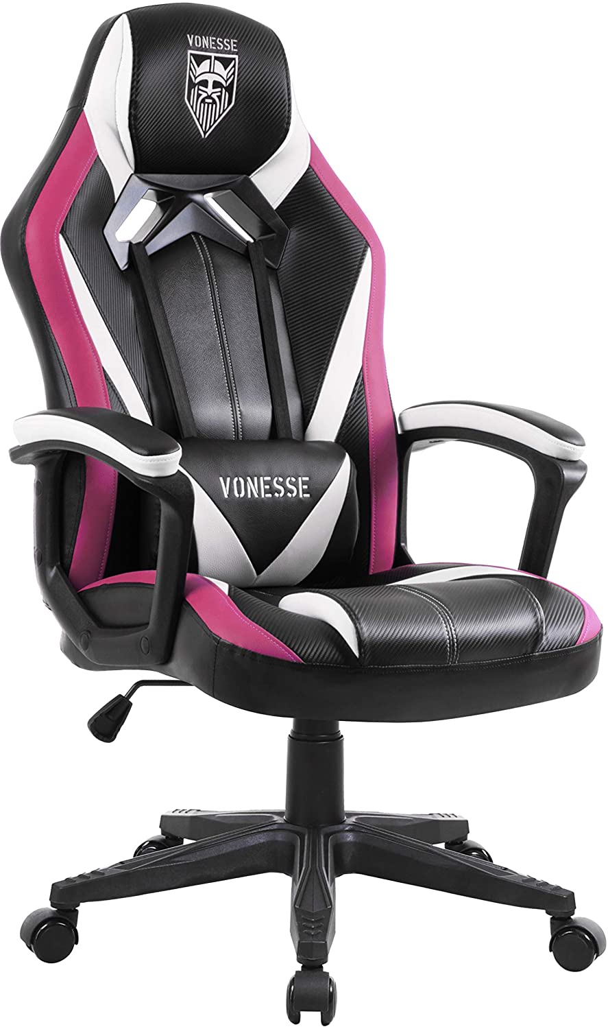 Vonesse Green Gaming Chair, Gaming Desk Chair for Teens, Computer Chair with Massage, High Back Home Office Desk Chairs, Big and Tall Gamer Chair, Computer Desk Chair, Game Chair for Kids (Green)