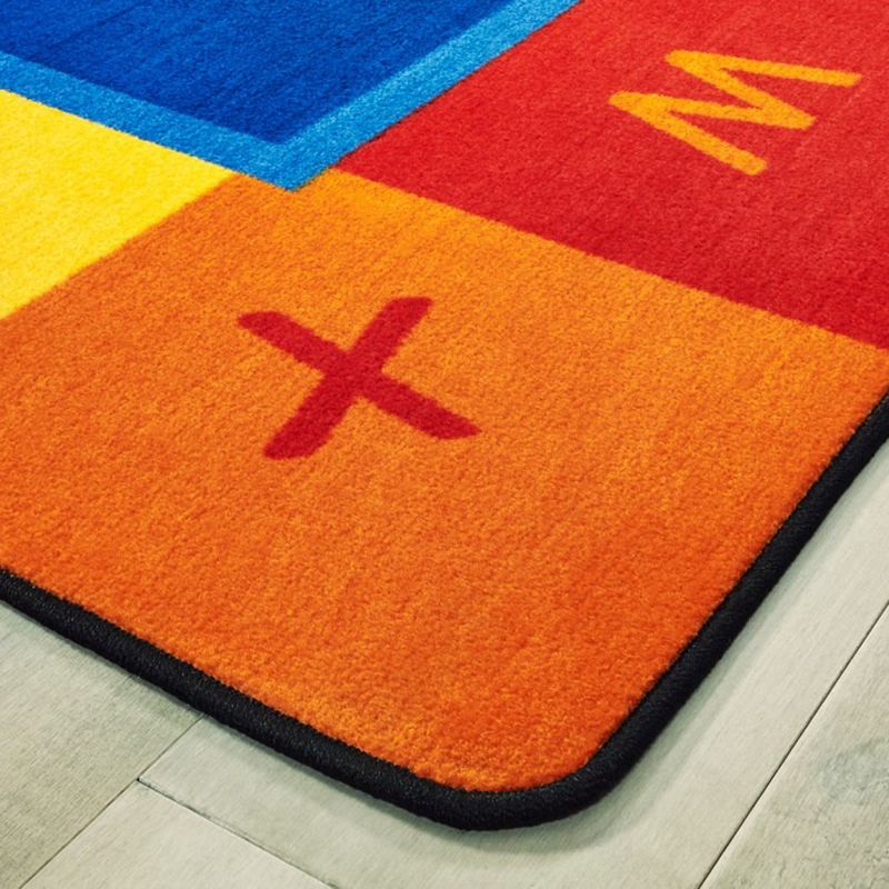 6'x9' Rectangle Woven Area Rug Multicolored - Carpets For Kids