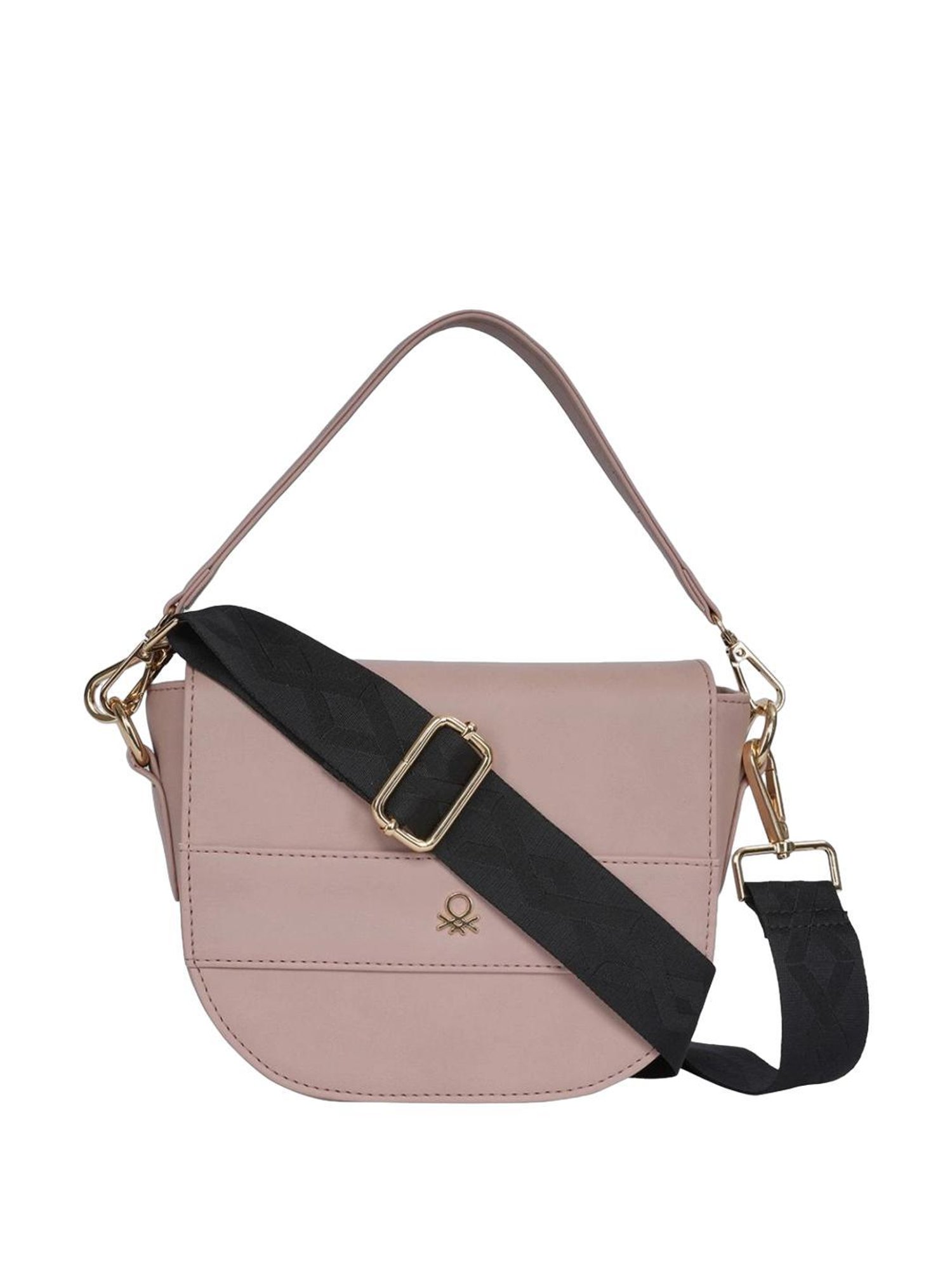 United Colors of Benetton Francesca Lilac Solid Sling Handbag