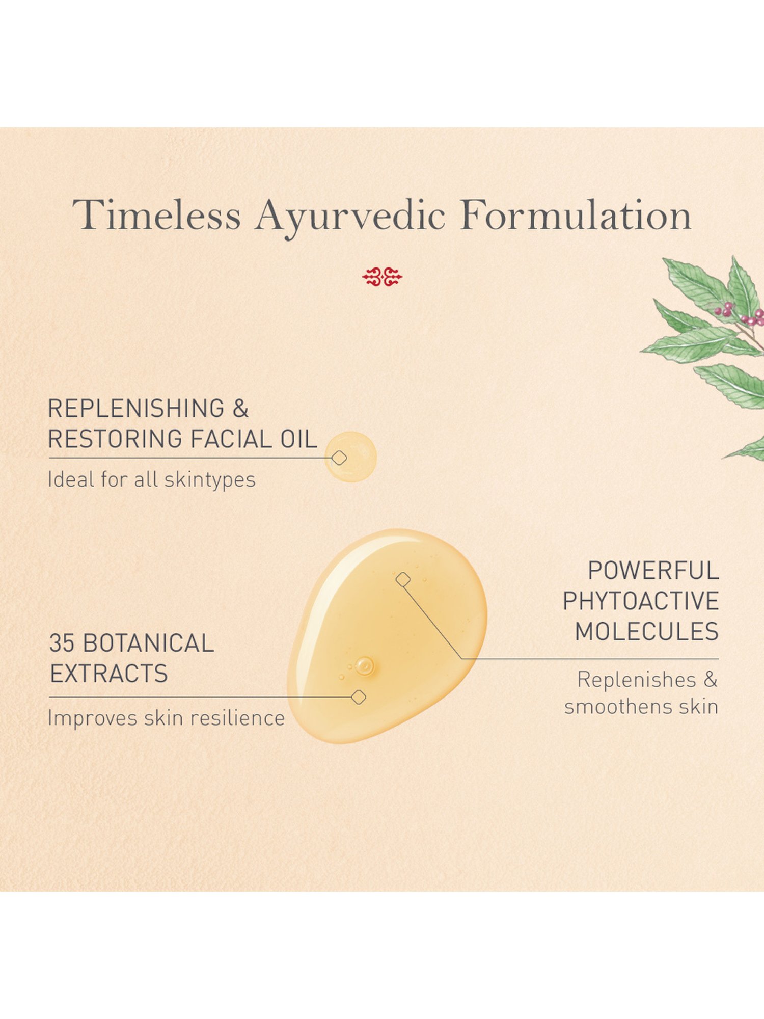 Kama Ayurveda Urjasara Hydrating & Replenishinng Face Oil 3 ml