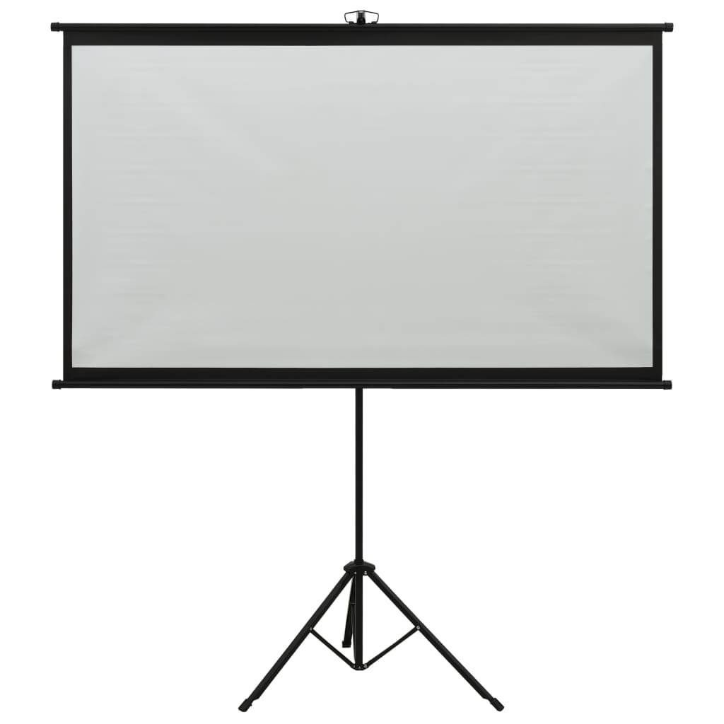 vidaXL Projection Screen with Tripod 72" 16:9 Home Theater Screen Presentation