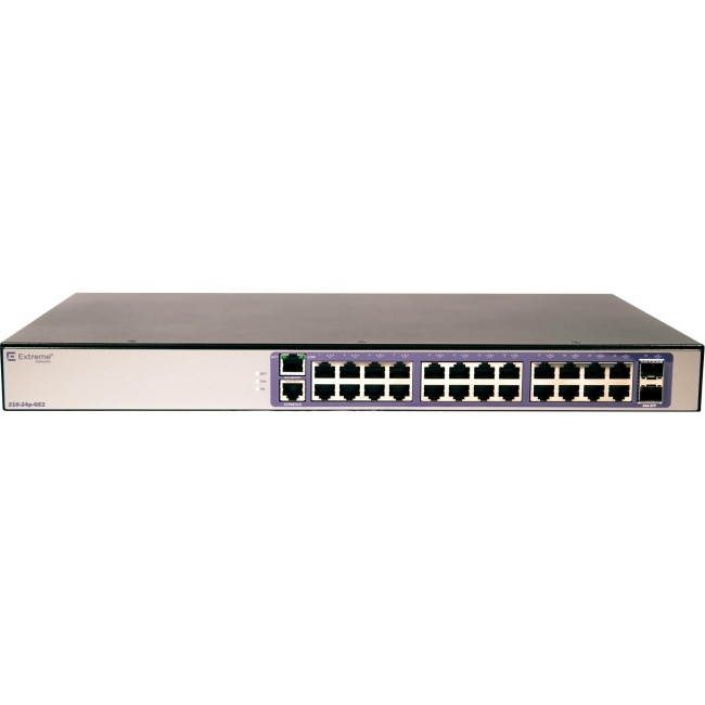 Extreme Networks - 16569 - Extreme Networks 210-24p-GE2 Ethernet Switch - 24 Ports - Manageable - 3 Layer Supported -