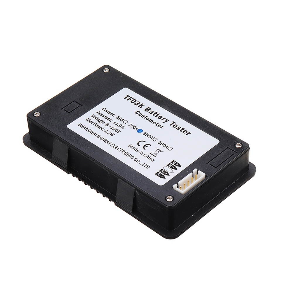 Baiway TF03K Multifunctional Coulomb Meter Electric Car Touring Car Battery  Power Indicator Voltmeter