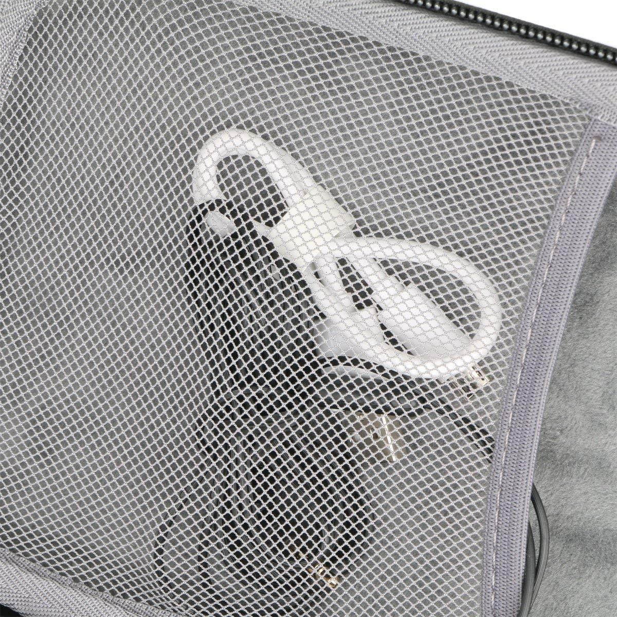 Hard Travel Case for Sony ZX Series MDR-ZX310AP Headband Stereo Headset by co2CREA (Black)