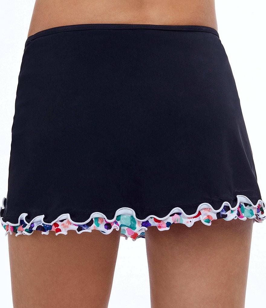 Profile by Gottex Lettuce Edge Skirted Swim Bottoms