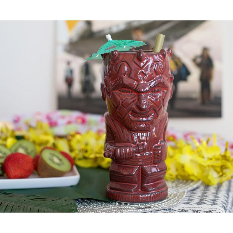 Beeline Creative Geeki Tikis Star Wars Darth Maul Ceramic Mug | Holds 16 Ounces