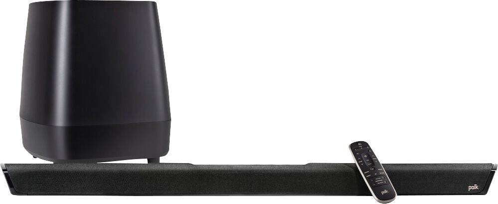 Polk Audio - MagniFi 2 Sound Bar  and  Wireless 8" Subwoofer (4.1 Channel) - 3D Audio  and  Built-in Chromecast, 4K/HD TV Compatible - Black (MAGNIFI_II)