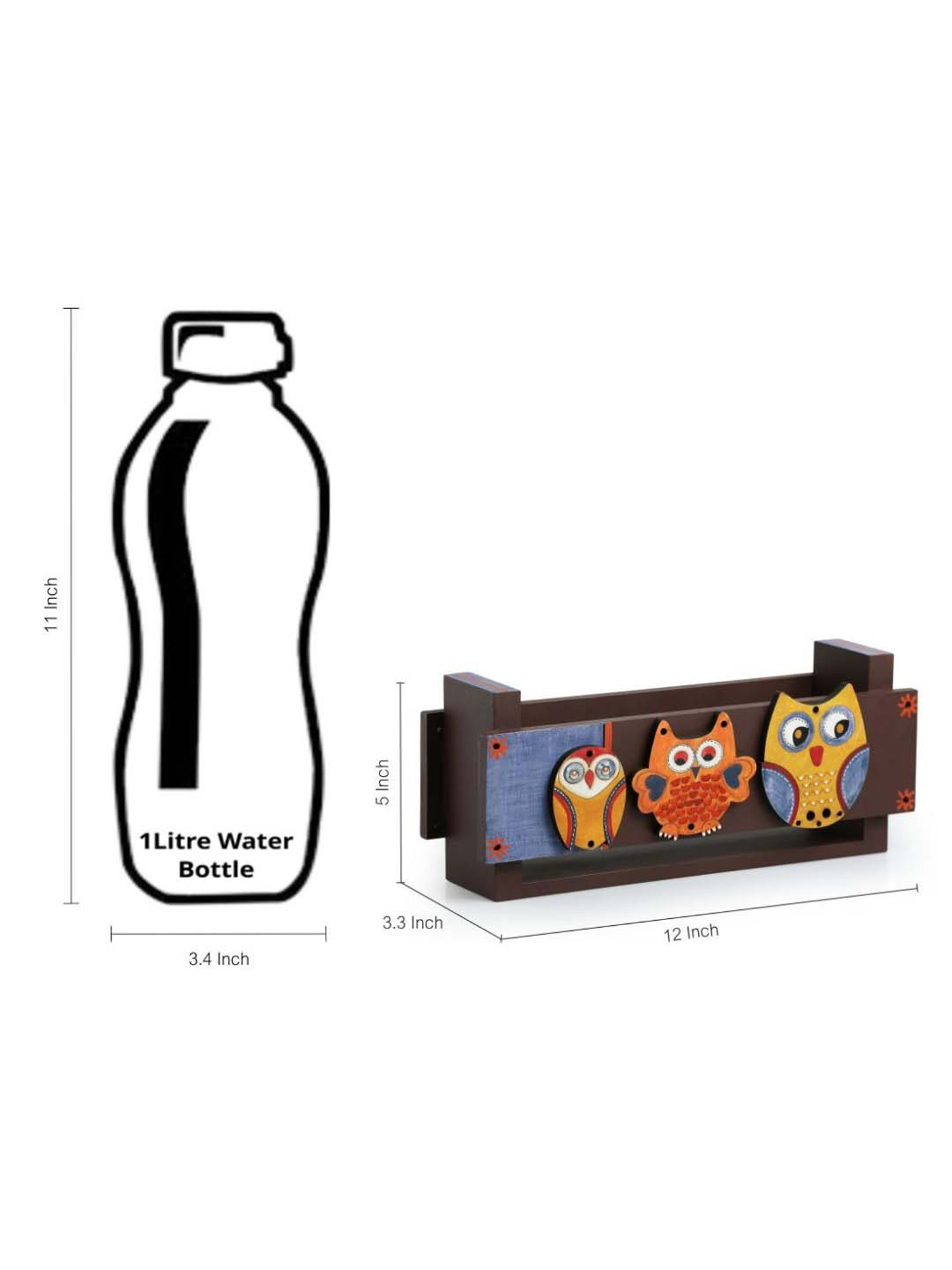 ExclusiveLane The Dancing Peacock Brown Sheesham Wood Napkin Holder - Set of 1