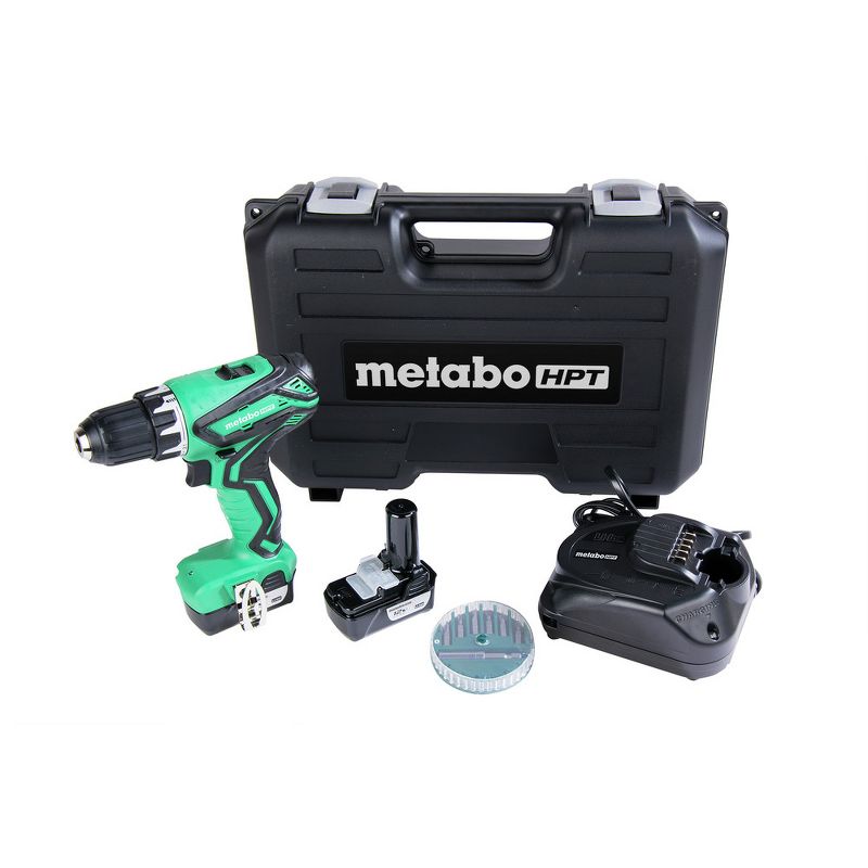 Metabo HPT DS10DFL2M 12V Peak Lithium-Ion 0 - 350 / 1300 RPM 3/8 in. Cordless Drill Driver Kit