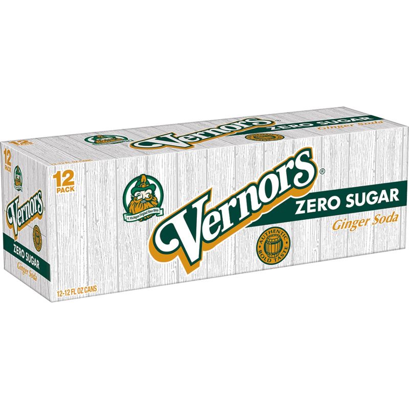 Diet Vernors Ginger Soda - 12pk/12 fl oz Cans