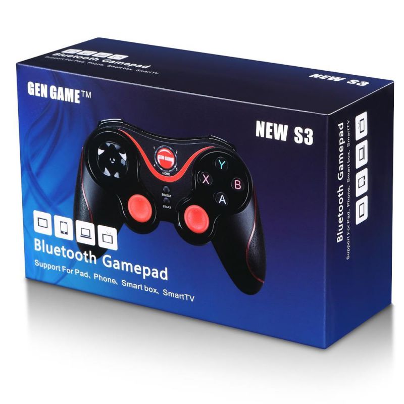Gaming Controller Wireless Bluetooth 3.0 Gamepad Joystick for PC Android Phone