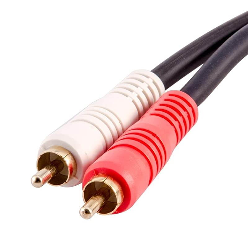 Premium 6 Foot XLR Female to Dual Male Patch CableXLRF to 2RCA SADRCXLF6