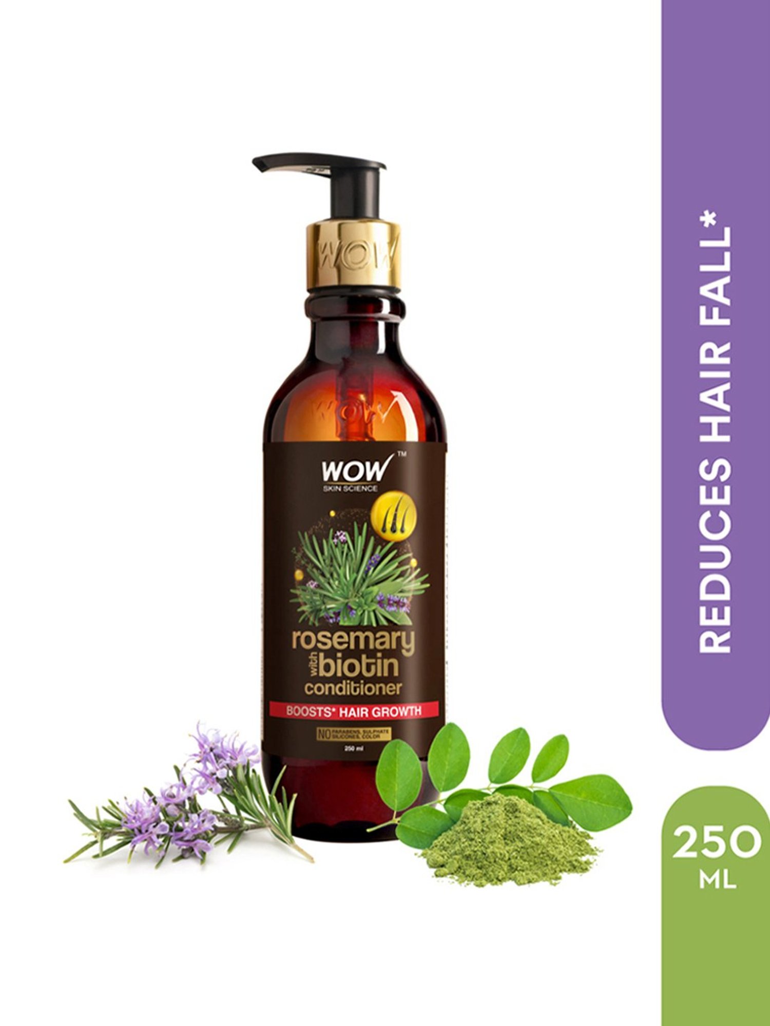 WOW Skin Science Rosemary with Biotin Conditioner - 250 ml