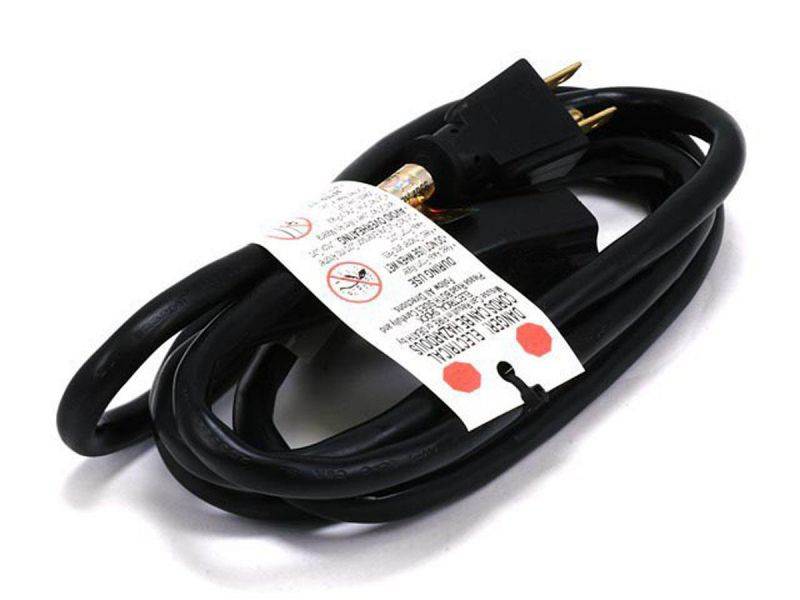 1M 16AWG Heavy Duty Power Extension Cord Power Extension Cable 3 Feet 1 Meters 3 Conductor NEMA 515P to NEMA 515R 13 Amp Power Cable ED70906