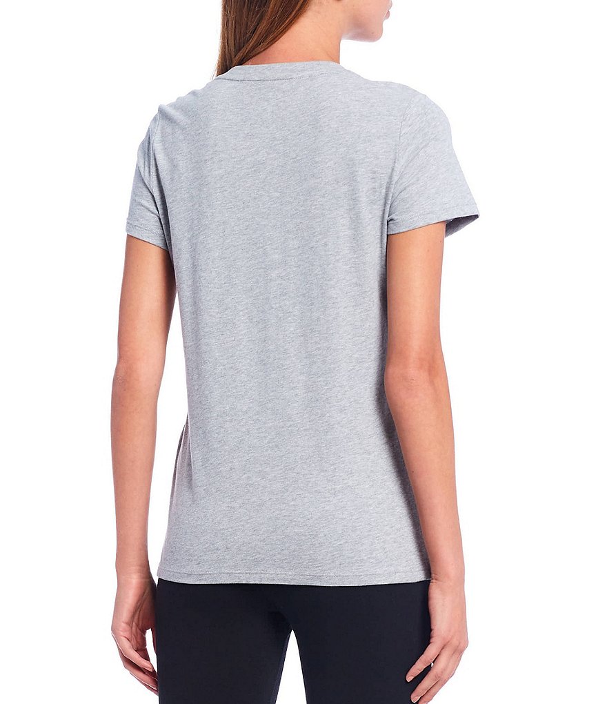 Calvin Klein Performance Logo Patch Short Sleeve V-Neck Tee