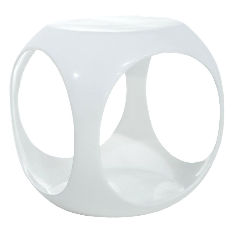 Slick Cube Occasional Table White - OSP Home Furnishings