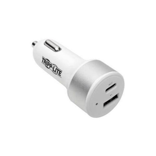 Tripp Lite U280-C02-C1A1 Dual USB C A USB Car Charger