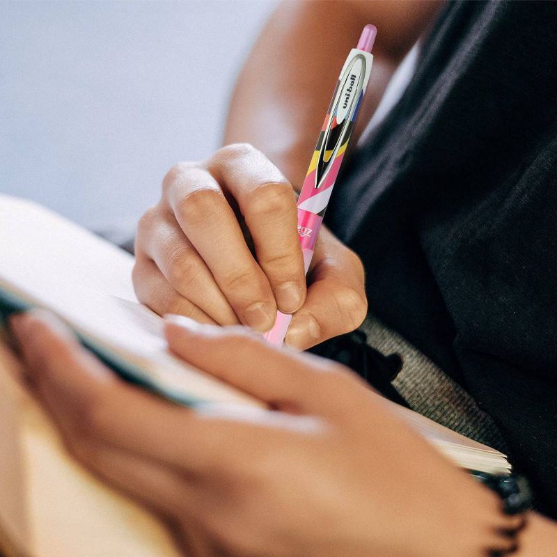 10ct Gel Pens 207 Designer .7 Medium Assorted Fashion Colors - Uni-Ball