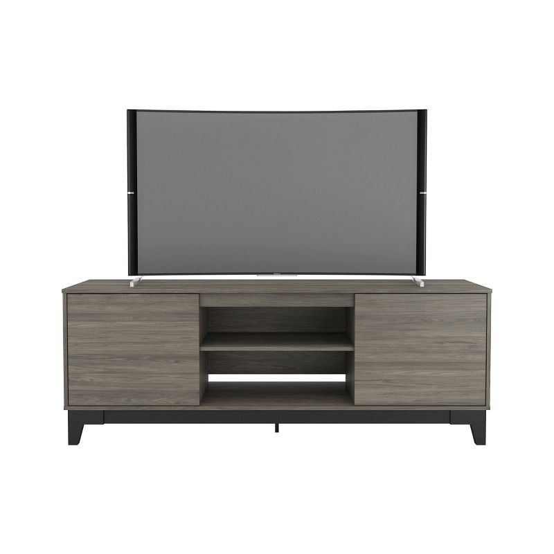 Rhapsody TV Stand for TVs up to 72" Black - Nexera
